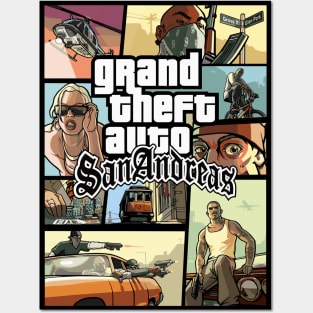 Grand Theft Auto SA Posters and Art